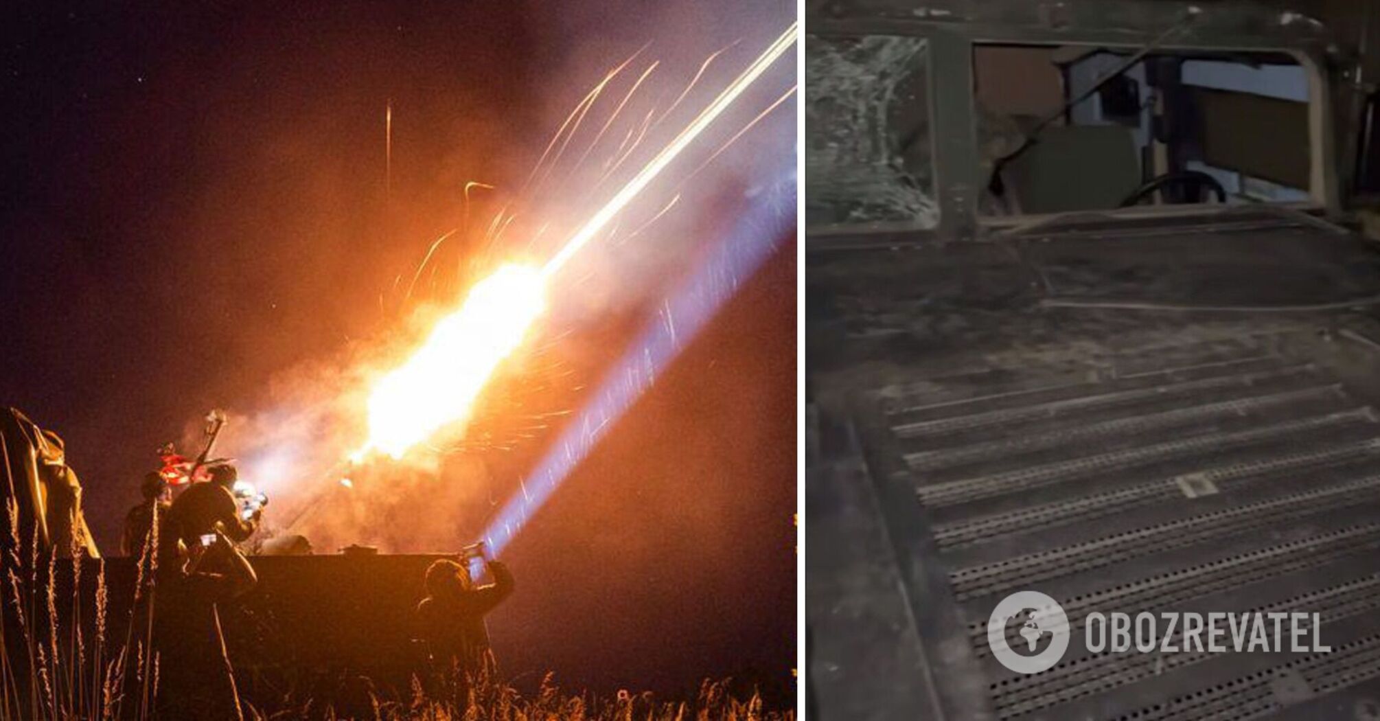 Exploded right next to an air defense vehicle: Kyiv's sky defenders showed how they shot down Russian Shaheeds. Video