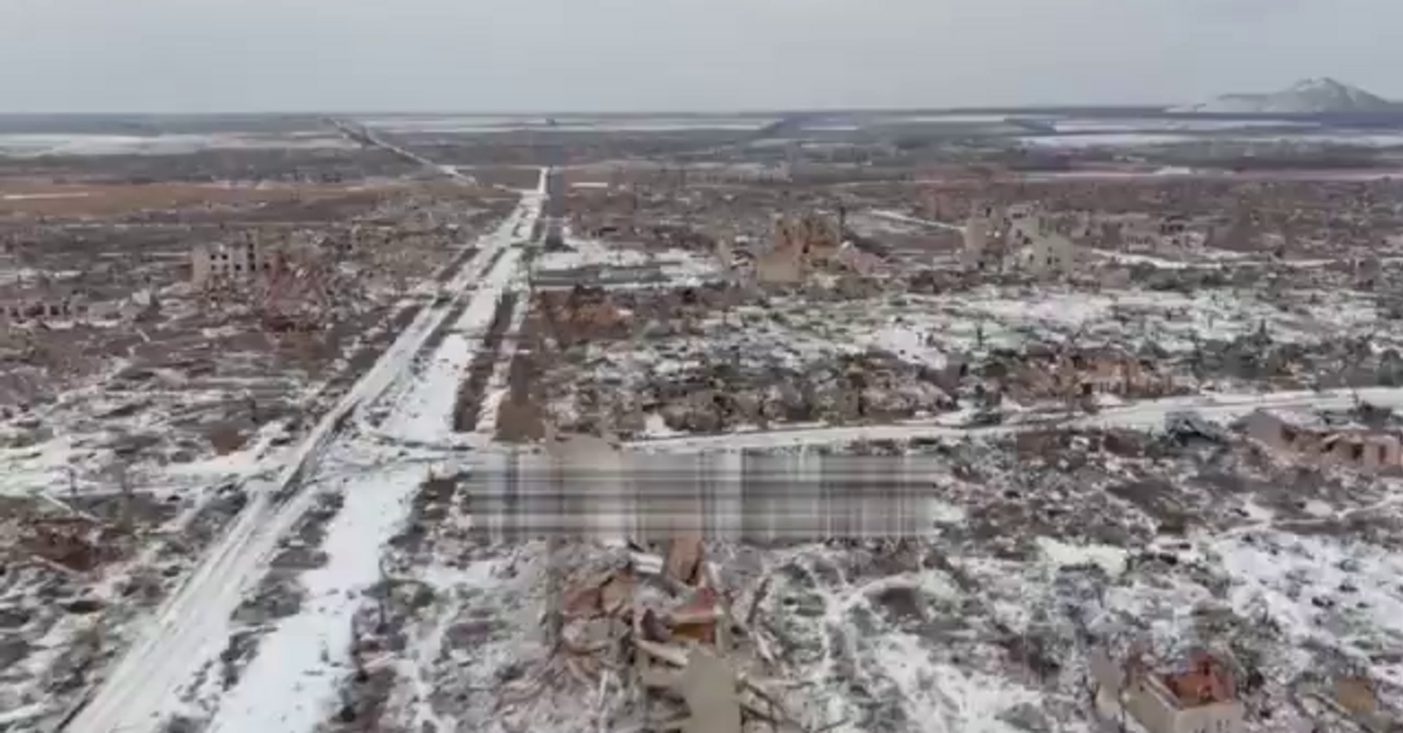 "Russia came and destroyed everything": an aerial view of Marinka in Donetsk Oblast was posted online. Video