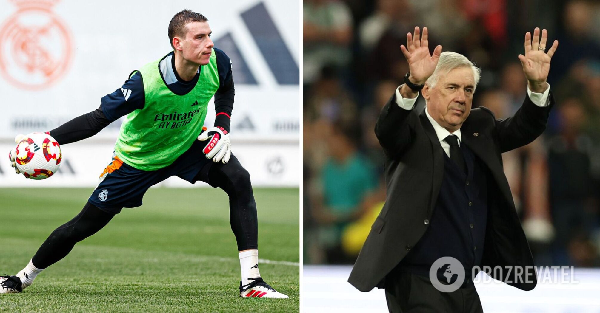 Real Madrid coach excludes Thibaut Courtois from Spanish Cup semifinal lineup, giving preference to a Ukrainian - mass media