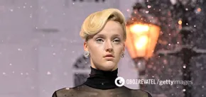 An "outdated" hairstyle from the last century unexpectedly conquered the catwalk. Photo