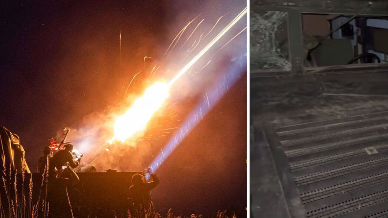 Exploded right next to an air defense vehicle: Kyiv's sky defenders showed how they shot down Russian Shaheeds. Video