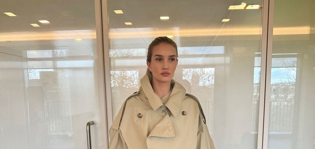 Will become a new trend: Rosie Huntington-Whiteley showed an image with unusual pants