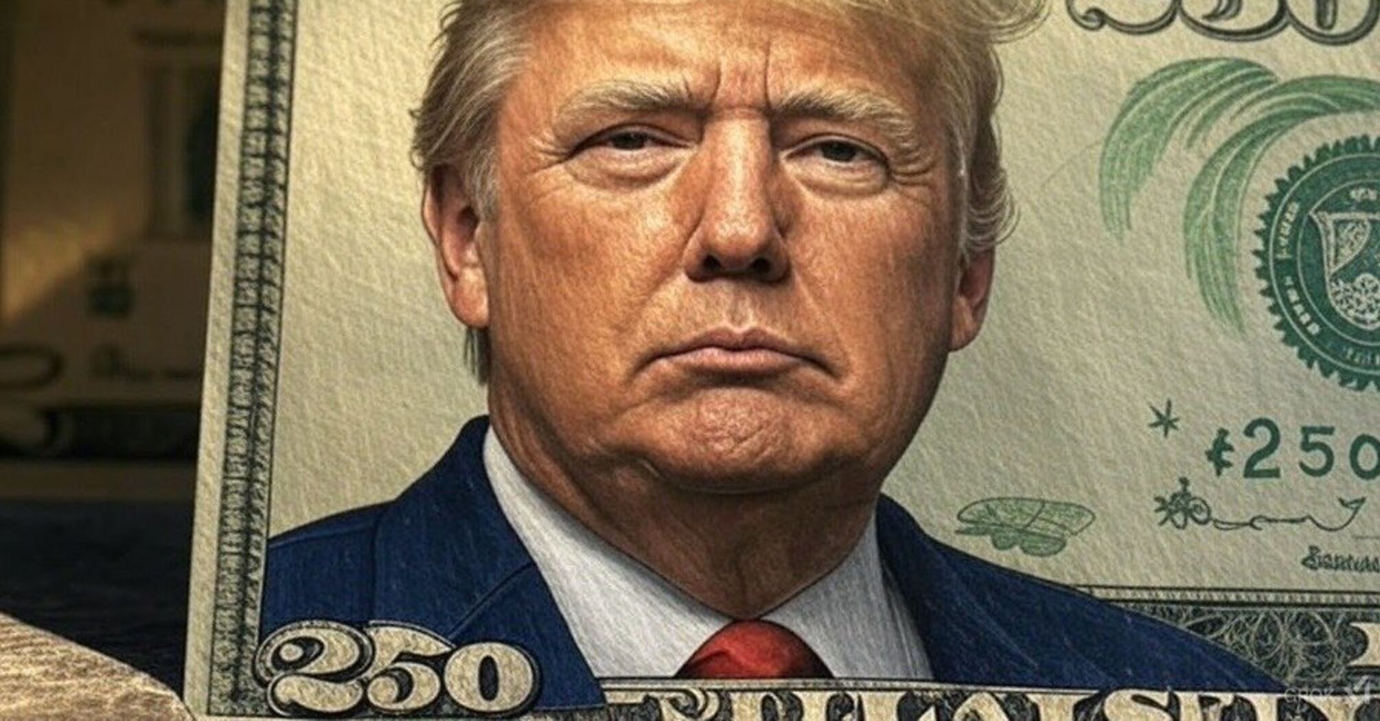 The US wants to introduce a $250 banknote with Trump's portrait