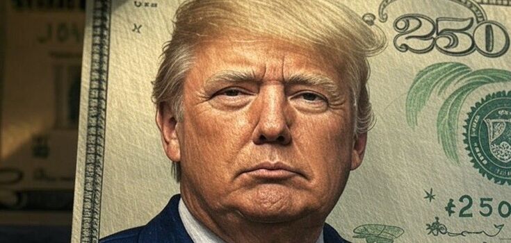 The US wants to introduce a $250 banknote with Trump's portrait