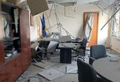 A Russian drone hits the mayor's office in Nikopol: details have emerged. Photo