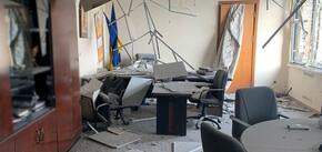A Russian drone hits the mayor's office in Nikopol: details have emerged. Photo