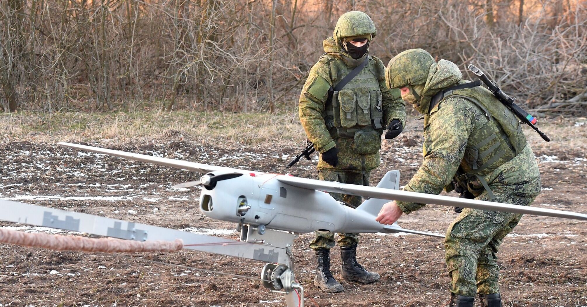 UAV control point of the 503rd motorized rifle regiment of the 19th ...