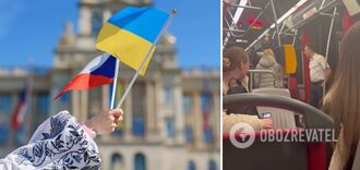 "Nie masz prawa przebywać w tym kraju": w Czechach motorniczy tramwaju uderzył Ukraińca w obecności małego dziecka. Wideo