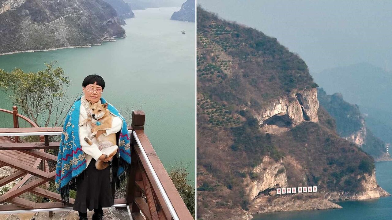 A "Puppy Mountain" was found in China: it resembles a dog's head. Photos and videos