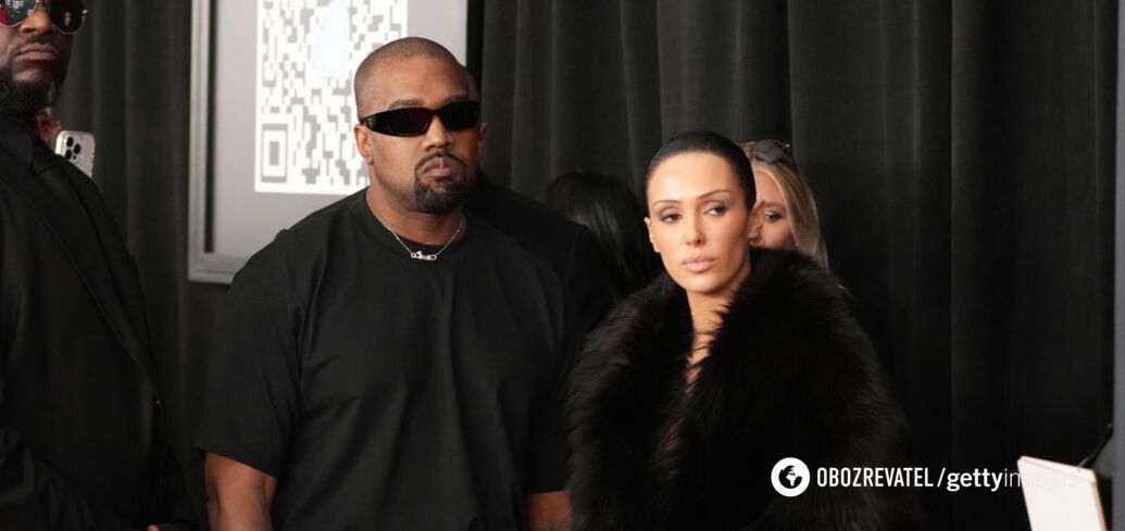 Policja eskortowała Kanye Westa i jego prawie nagą żonę z rozdania nagród Grammy, którzy pojawili się na czerwonym dywanie bez zaproszenia. Zdjęcia