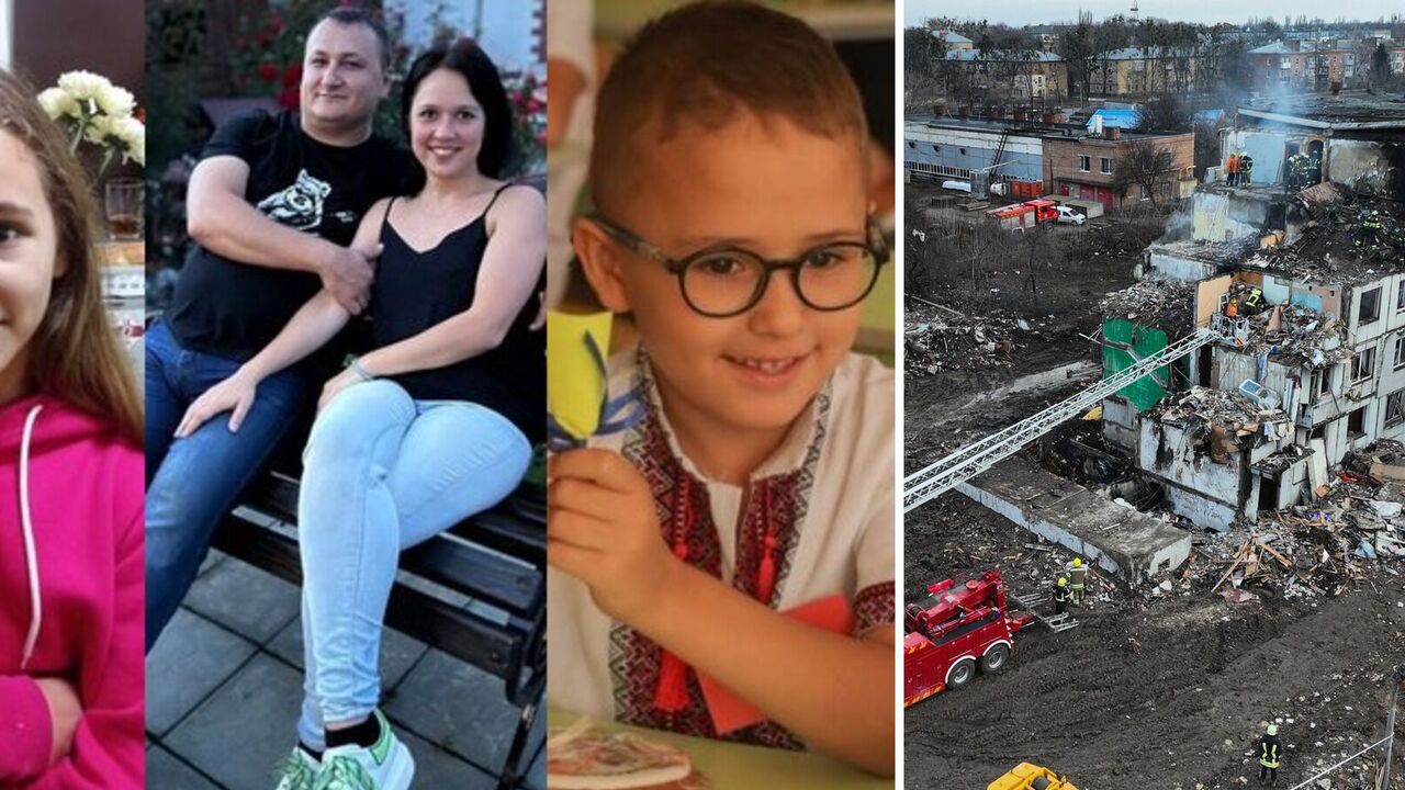 "A calm, beautiful, loving family": a couple with two children died as a result of a Russian strike on Poltava. Photo