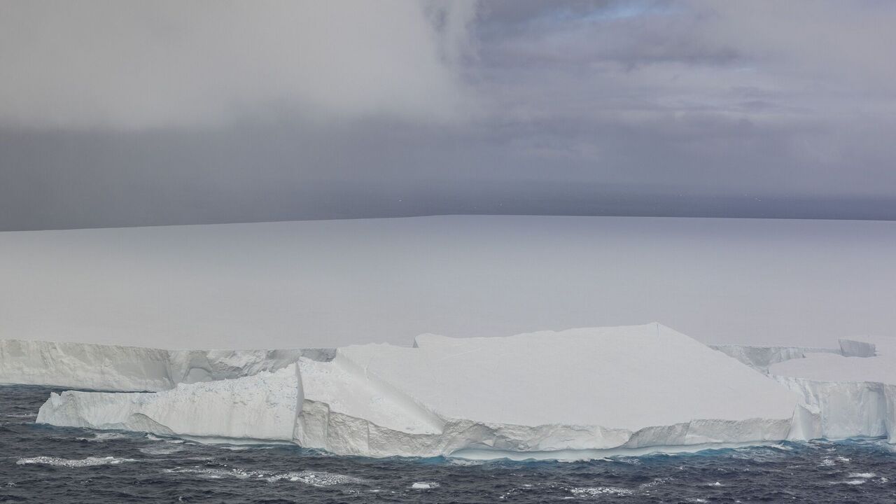 World's largest iceberg weighing more than a trillion tons is breaking apart