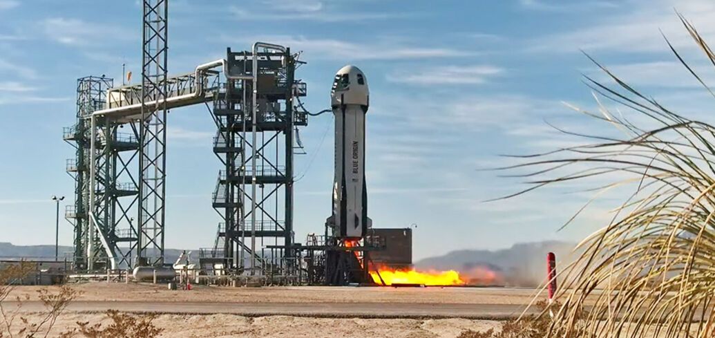 Blue Origin z powodzeniem symuluje księżycową grawitację podczas startu rakiety badawczej. Wideo