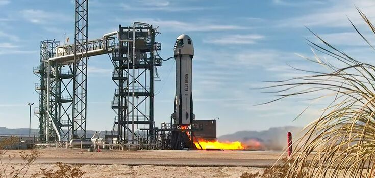 Blue Origin successfully simulates lunar gravity during research rocket launch. Video