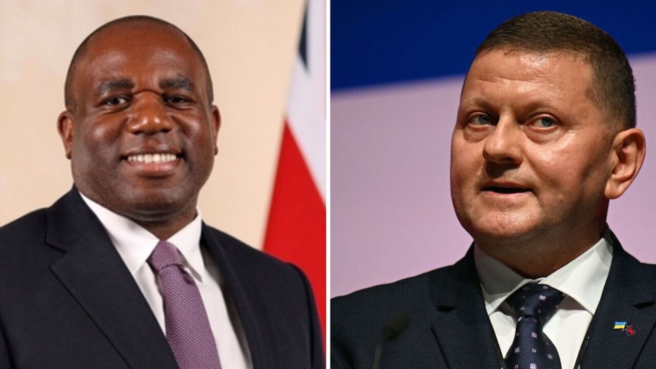 David Lammy and Valerii Zaluzhnyi