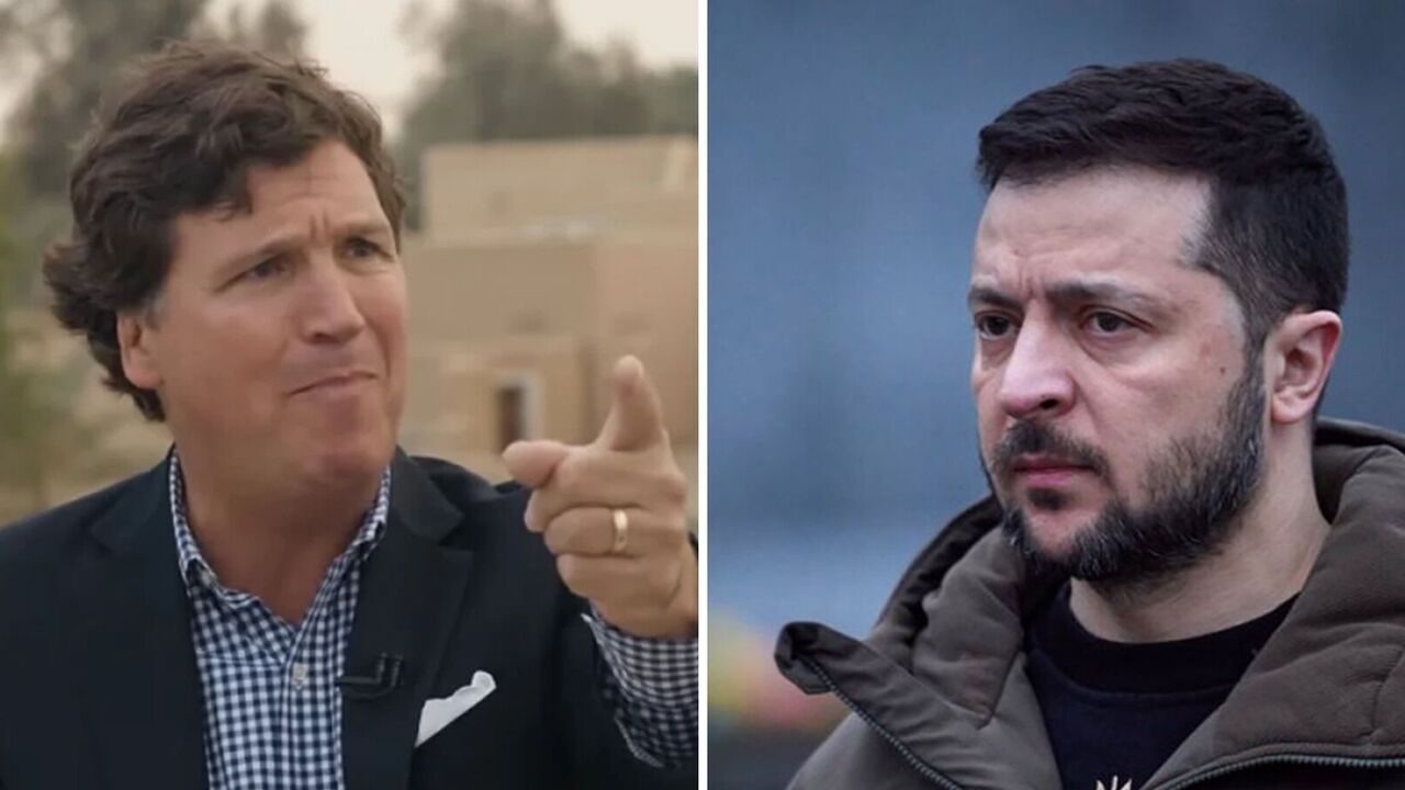 "He's just misinforming people." Zelensky advises Tucker Carlson to stop licking Putin's ass. Video