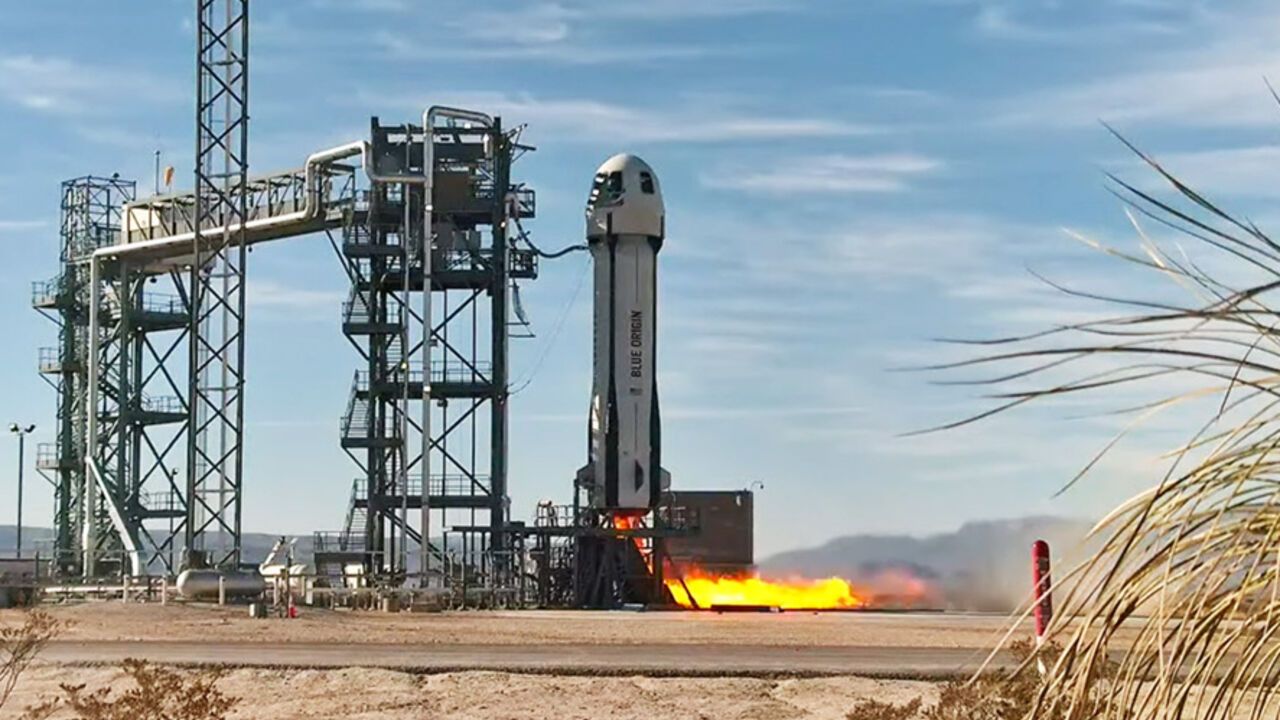 Blue Origin z powodzeniem symuluje księżycową grawitację podczas startu rakiety badawczej. Wideo