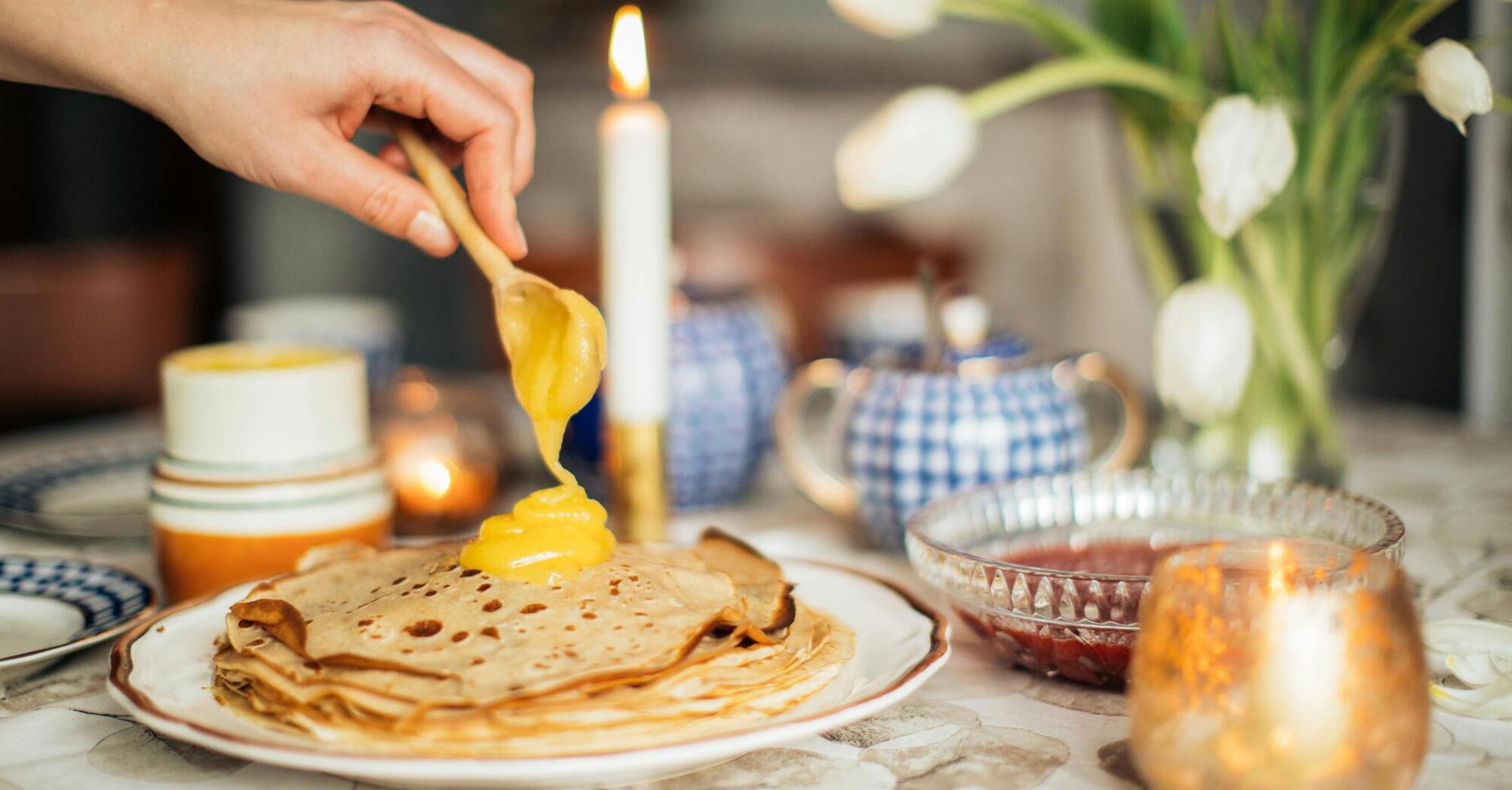 Homemade pancakes
