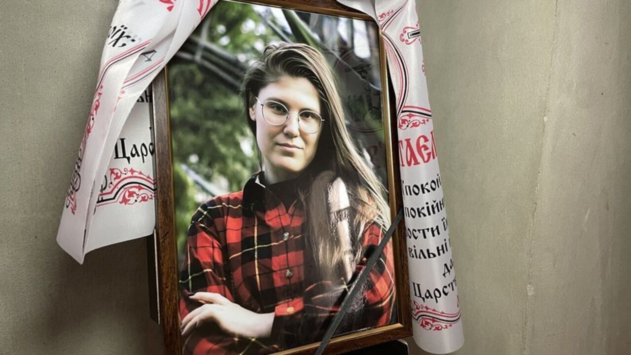 In Poltava, the city said goodbye to actress Anastasiia Kolvakh, who was killed by a Russian missile strike. Photo