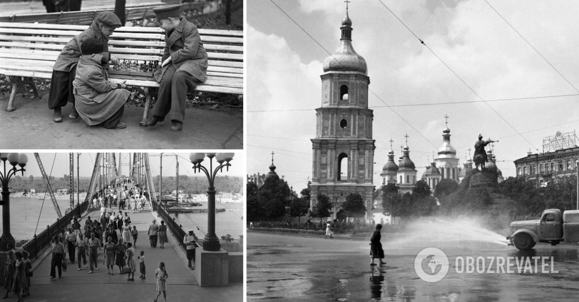 The web shows what Kyiv and its inhabitants looked like in 1957. Archival photos by a foreign photographer