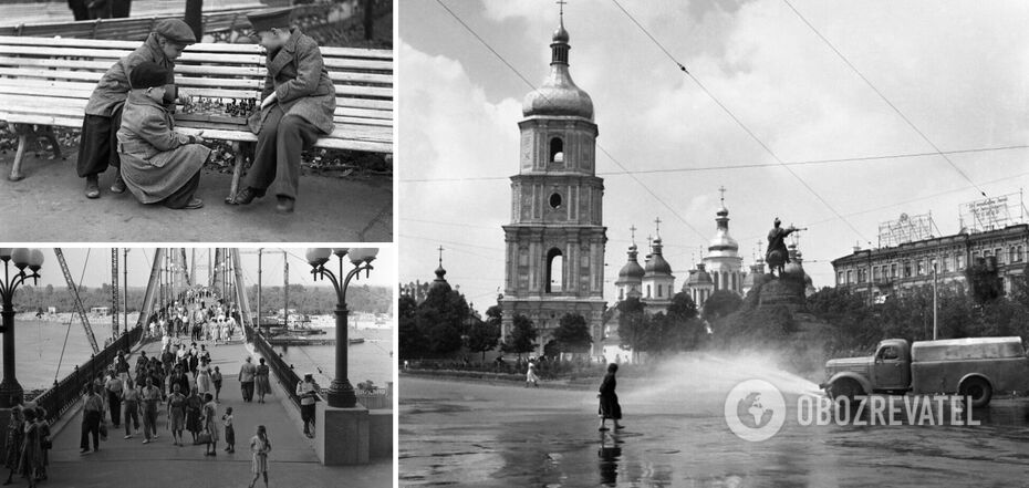 The web shows what Kyiv and its inhabitants looked like in 1957. Archival photos by a foreign photographer