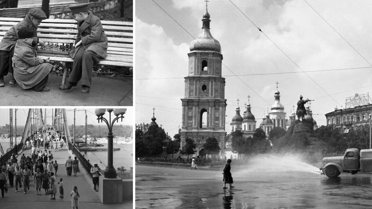 The web shows what Kyiv and its inhabitants looked like in 1957. Archival photos by a foreign photographer
