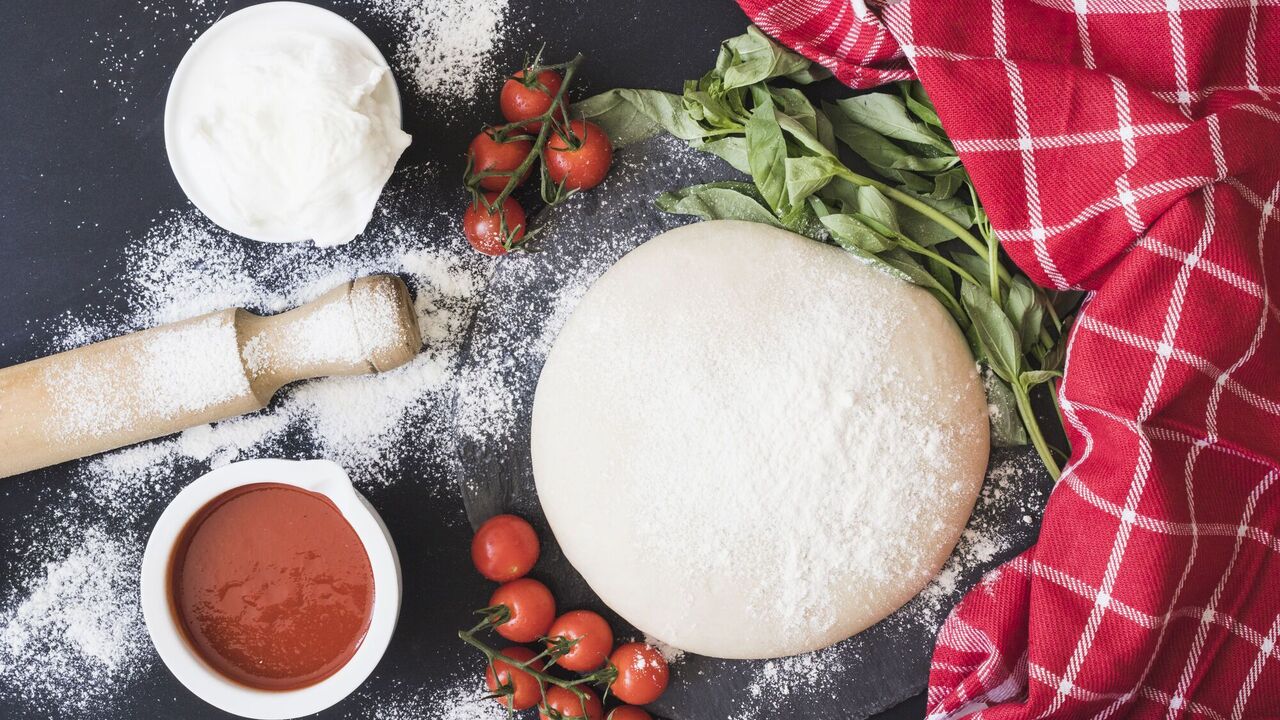 The most perfect pizza dough: any topping will do