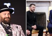 "Viva Trump!" Tyson Fury reacts to Zelenskyy's visit to the United States. Photo fact