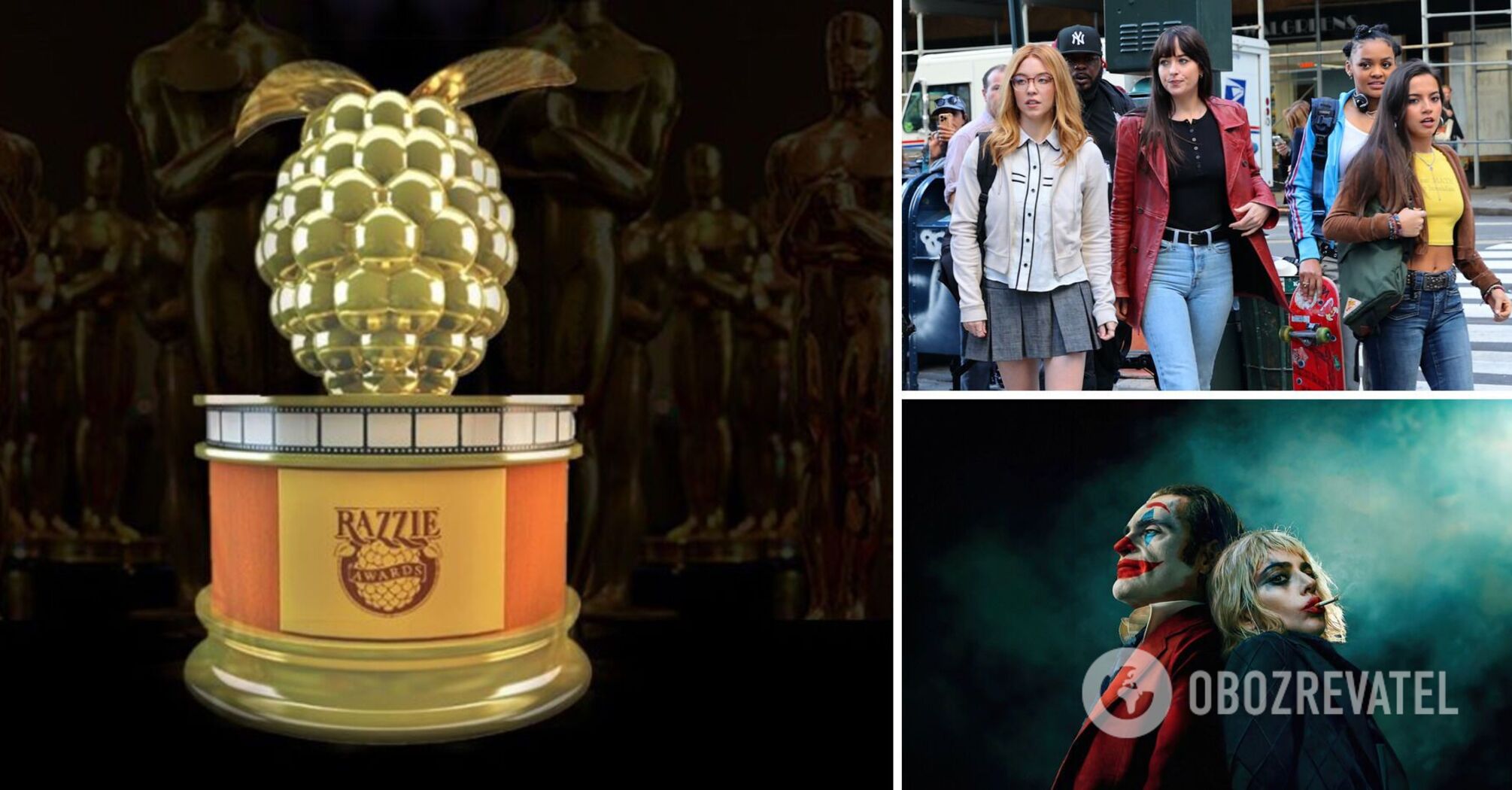 All the winners of the Golden Raspberry parody award have been announced: which movie was the biggest disappointment and who was happy to receive the anti-Oscar