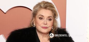 Legendary French actress Catherine Deneuve dedicates César Awards ceremony to Ukraine, appears at the event with symbolic brooch