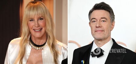 Gwiazda "Kill Billa" Daryl Hannah czule wspierała Ukrainę na scenie Oscarów 2025, a scenarzysta Peter Straughan przyszedł z niebiesko-żółtą wstążką