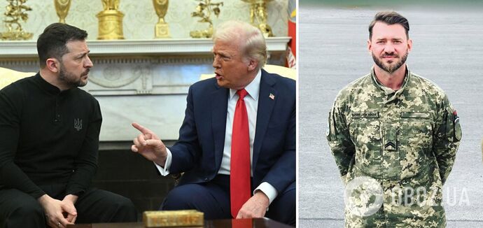 Dmytro Dikusar poked fun at Trump and showed what kind of "suits" are worn in Ukraine. Photo