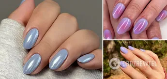 The most fashionable manicure color for spring 2025: five periwinkle designs