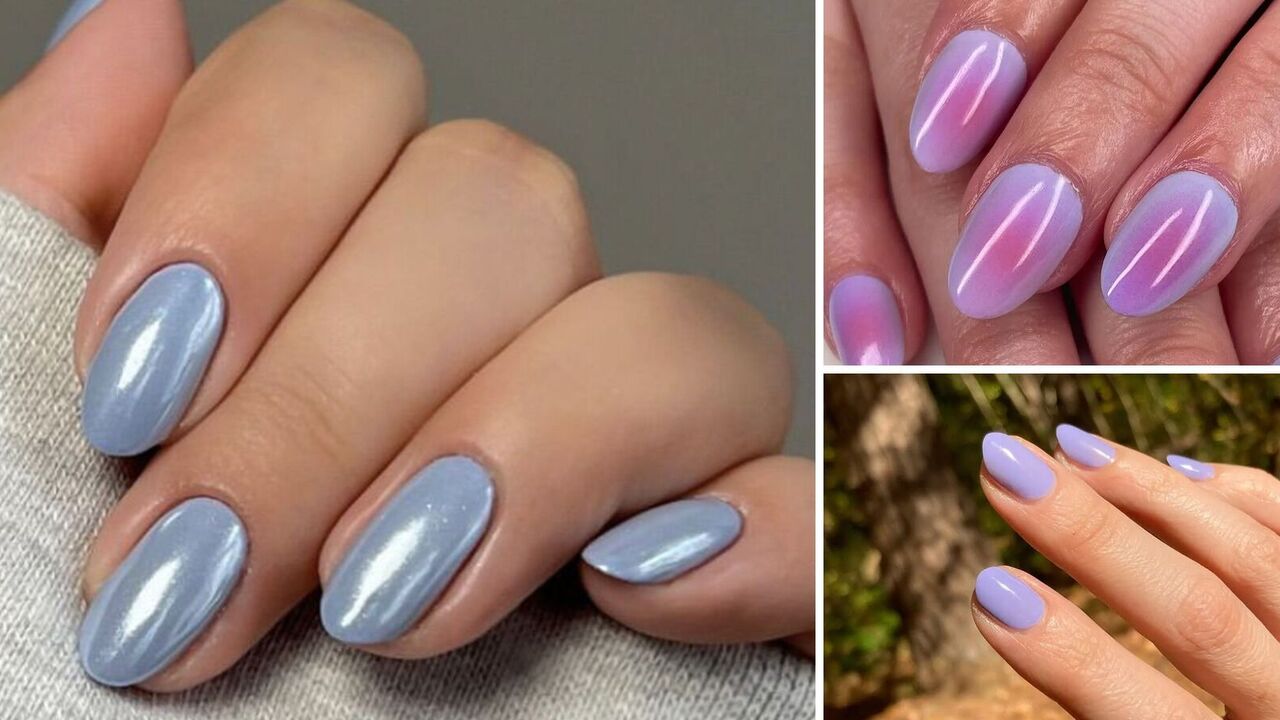 The most fashionable manicure color for spring 2025: five periwinkle designs
