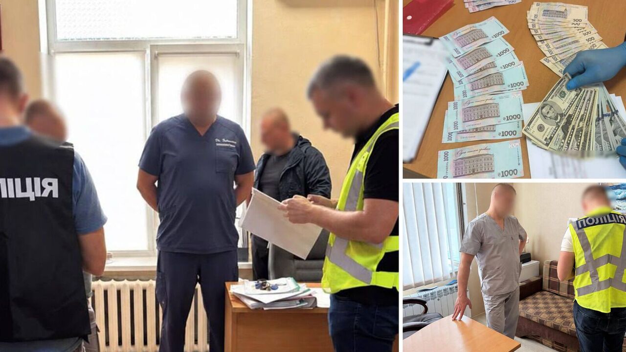 Вимагали з лікарів хабарі за проведення операцій: у Києві затримали керівників медзакладу. Фото та відео