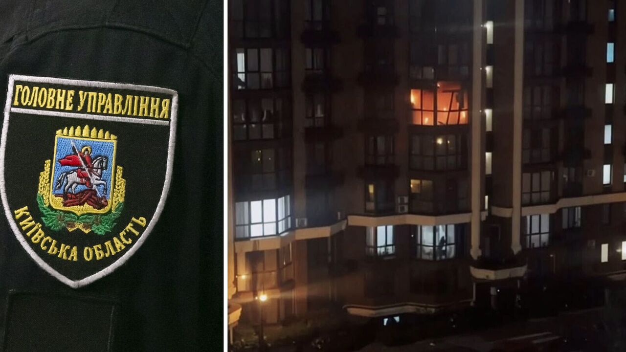 Под Киевом произошел взрыв в многоэтажном доме: возник пожар, есть пострадавший. Подробности и фото