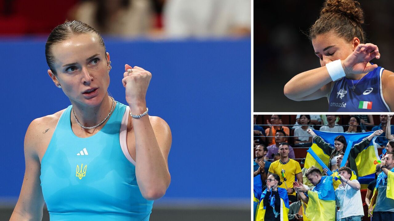 Сборная Украины обыграла Италию и впервые в истории вышла в финал чемпионата мира по теннису. Видео
